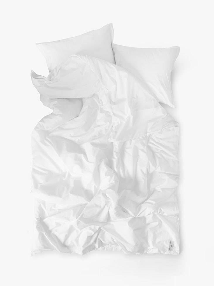 SPIRIT PÅSLAKAN PERCALE - Pure White i gruppen Sovrum / PÅSLAKAN hos Spirit of the Nomad International AB (10000c)