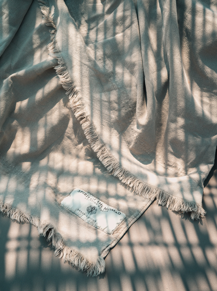 Spirit of the Nomad Beach Towel Desert Beige